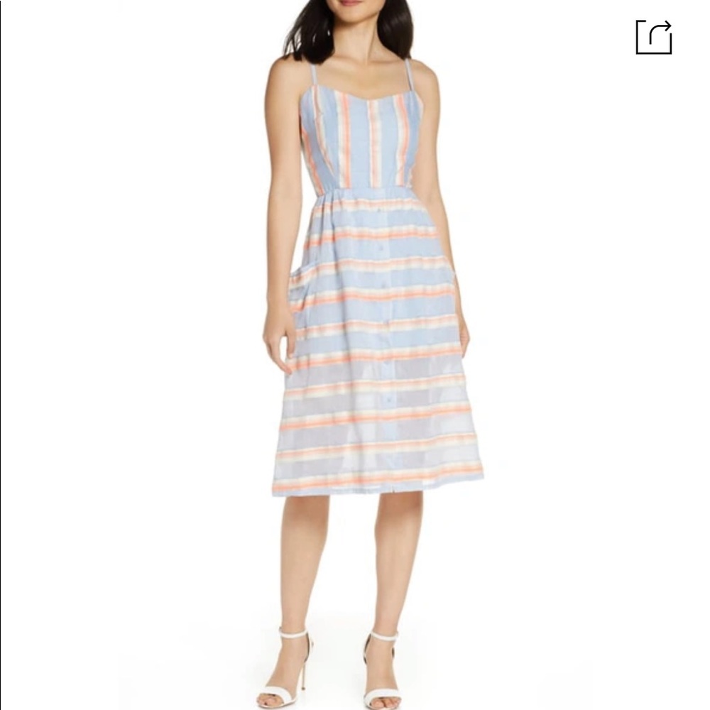 BB Dakota Late In The Day Midi Dress, size Small